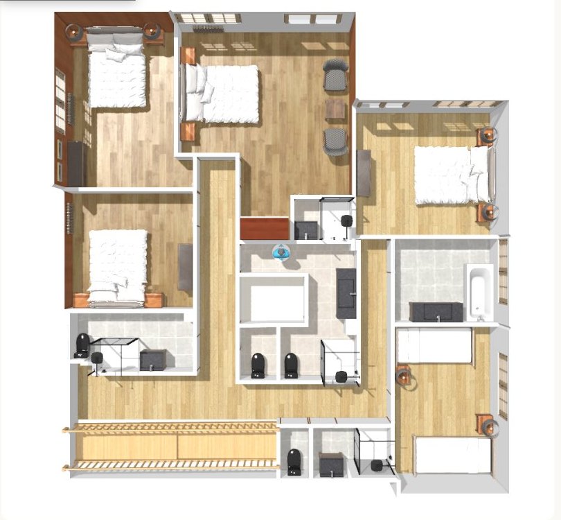 Plan du 1er étage