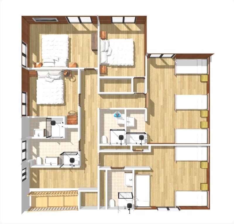 Plan du 2e étage